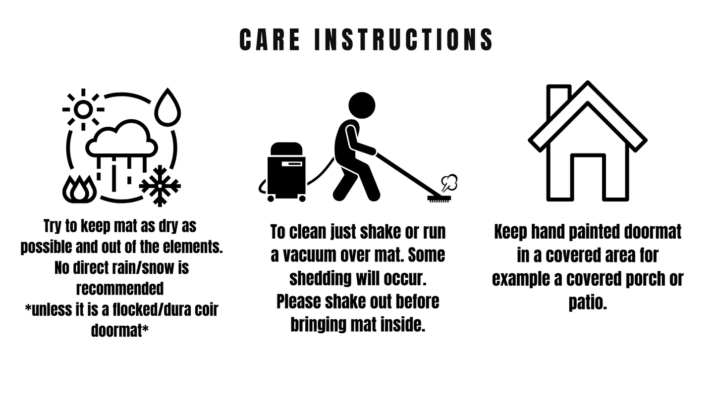 Welcome to the Lake House Doormat