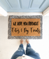 We hope you brought Tito’s and dog treats doormat | funny doormat | dog doormat | gift doormat | welcome doormat | animal doormat