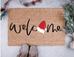 Welcome Santa Hat Doormat | Christmas Decor | Seasonal Winter | Christmas Gift | Welcome Doormat | Porch Decor