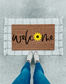 Welcome sunflower doormat | summer doormat | welcome home doormat | spring doormat | gift doormat