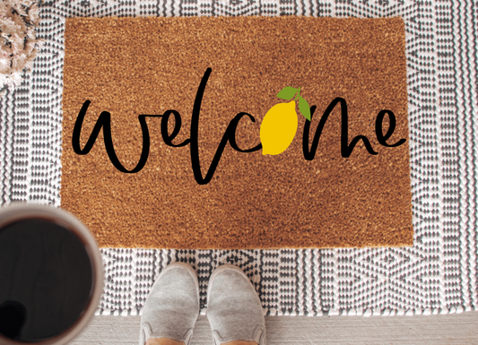 Welcome Lemon doormat | Summer Doormat