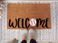 Welcome Baseball Doormat | Baseball Season | Seasonal Decor