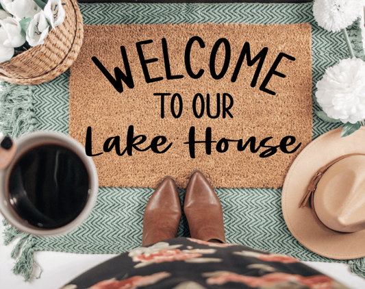 Welcome to the Lake House Doormat