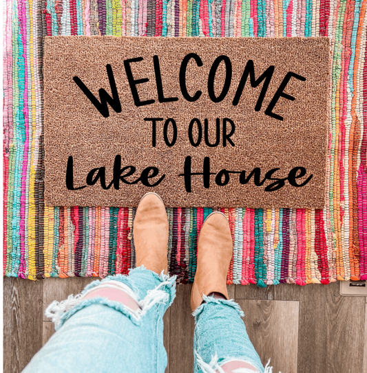 Welcome to the Lake House Doormat