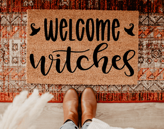 Welcome Witches Halloween Doormat