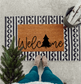 Welcome Christmas Tree Doormat