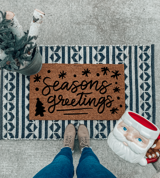 Seasons Greetings Doormat