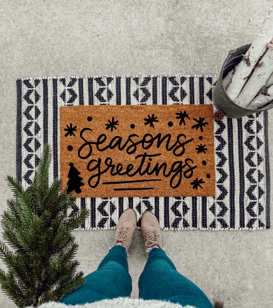 Seasons Greetings Doormat