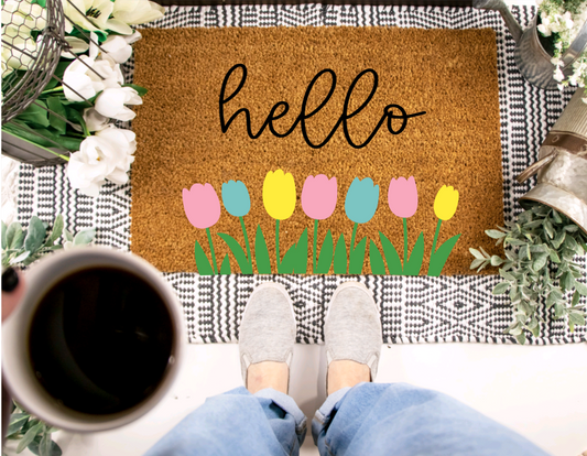 Spring Doormat Paint Class