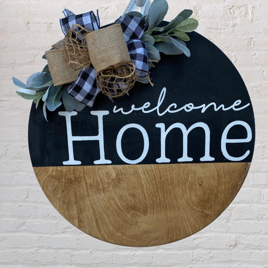 welcome door hanger | porch decor | seasonal decor | door decor | seasonal porch | welcome sign | farmhouse fall