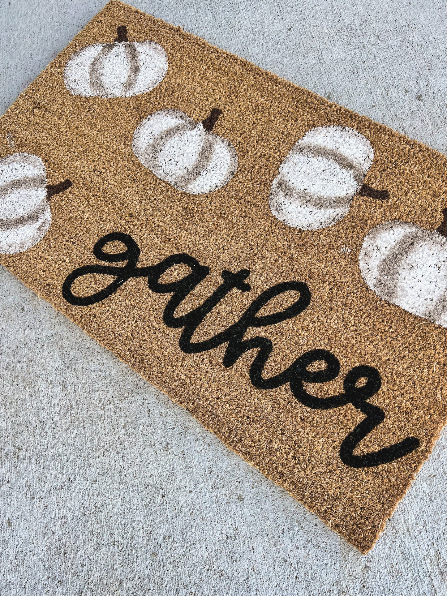 Welcome Pumpkin Doormat