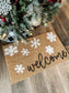 Welcome Snowflake Doormat