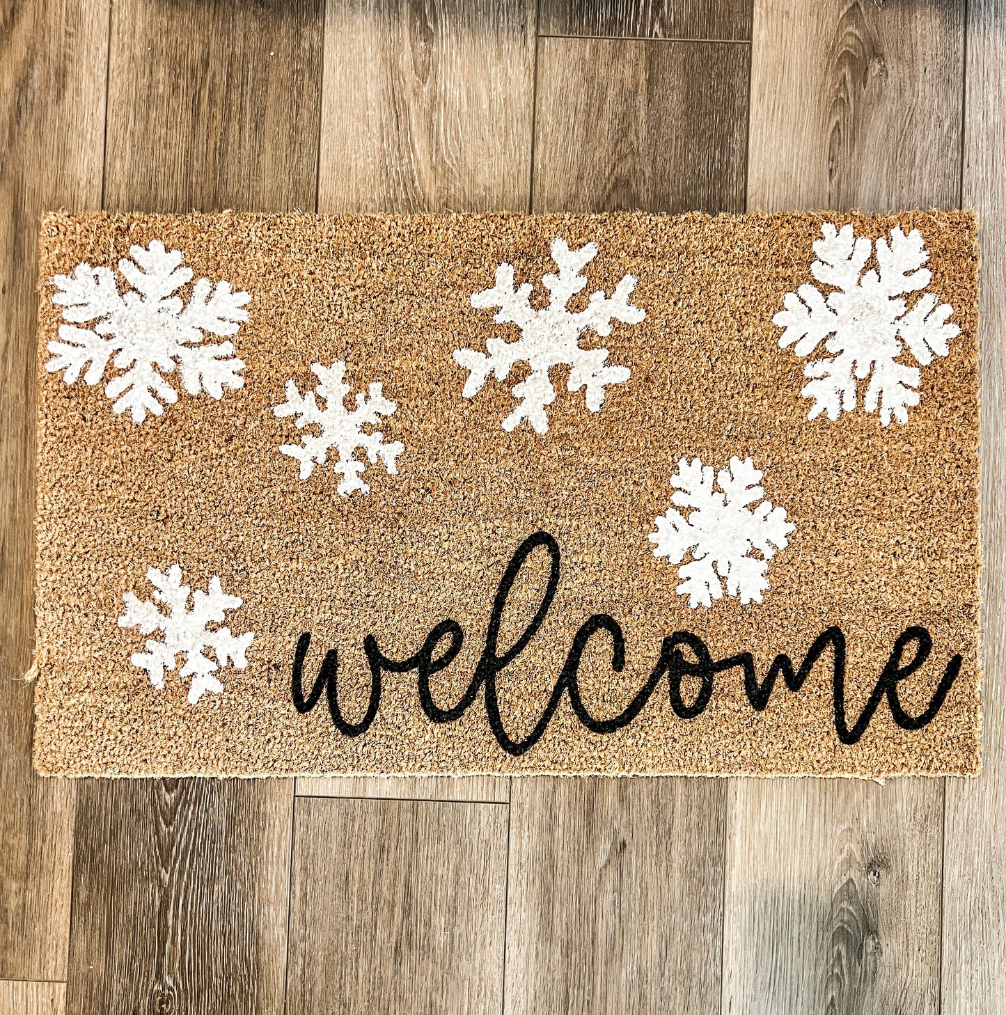 Welcome Snowflake Doormat