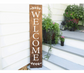 Welcome porch leaner