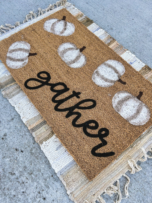 Welcome Pumpkin Doormat