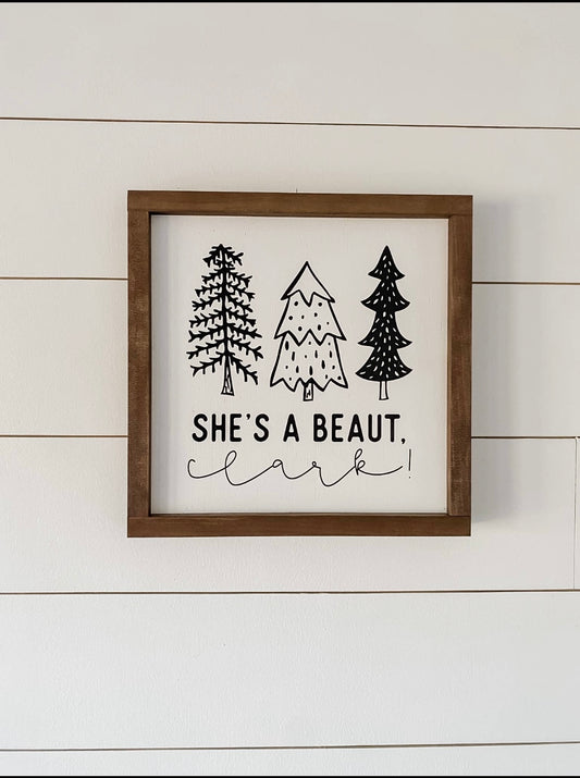 She’s a beaut Clark Sign