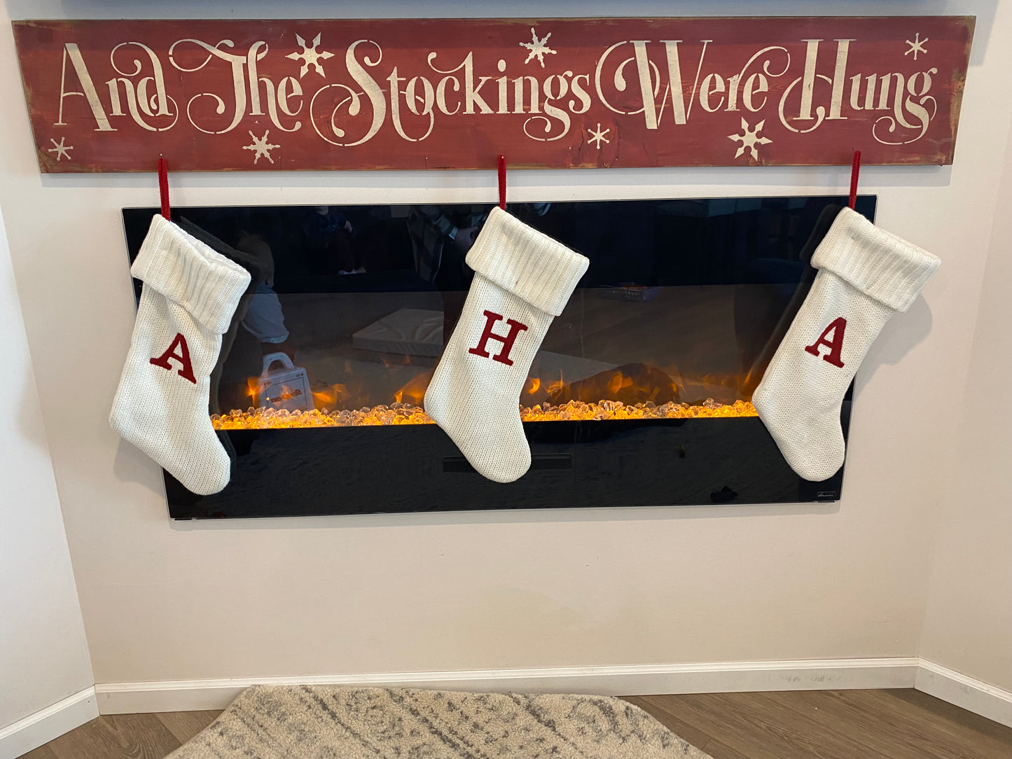 The stockings were hung sign | Christmas decor