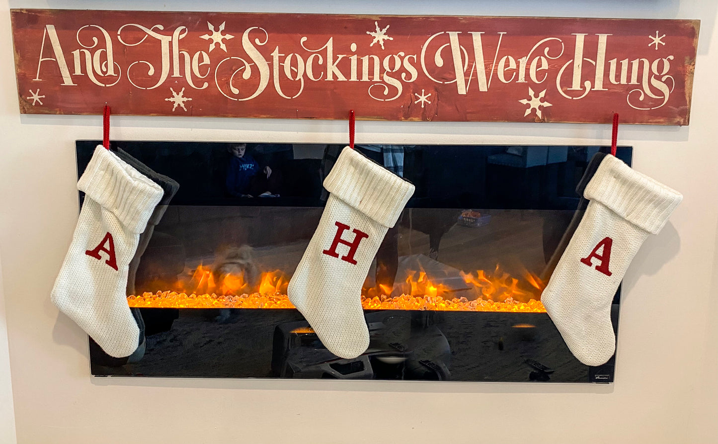 The stockings were hung sign | Christmas decor